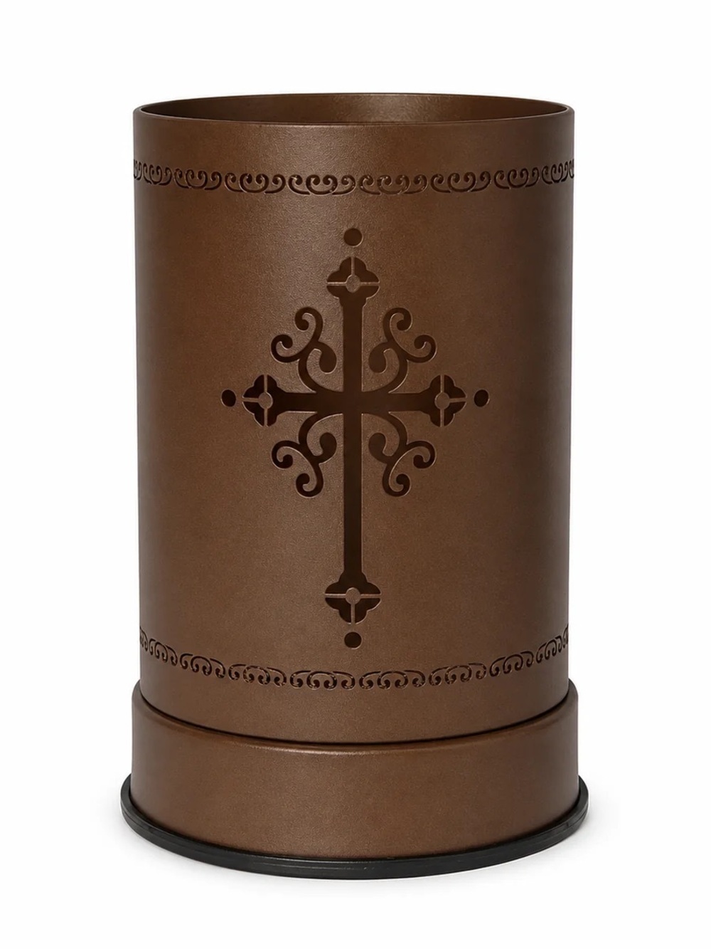 BRAND NEW WITH TAGS Antique Cross Bronze Warmer by Scentchips®